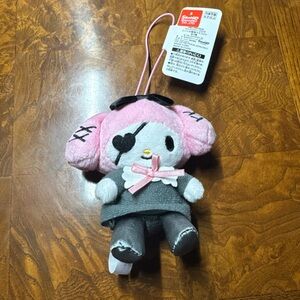 Sanrio My Melody Heart Pirate Eye Patch 3in Stuffed Plushie Toy Mascot Japan NWT